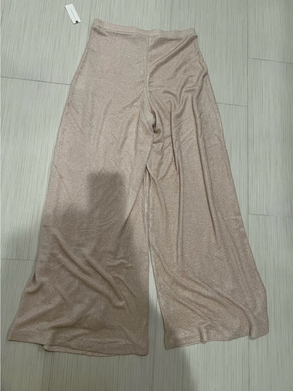 Timeless Anthropologie Wide-Leg Knit Pants in Light Beige - Picture 12 of 13